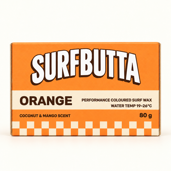 Orange Coloured Surf Wax
