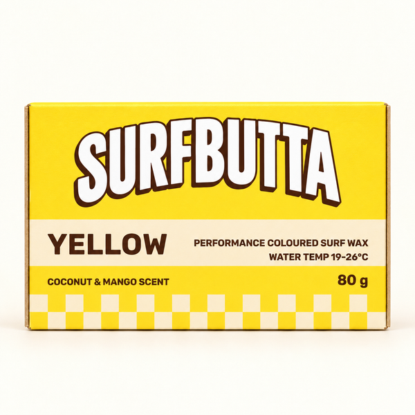 Yellow Coloured Surf Wax